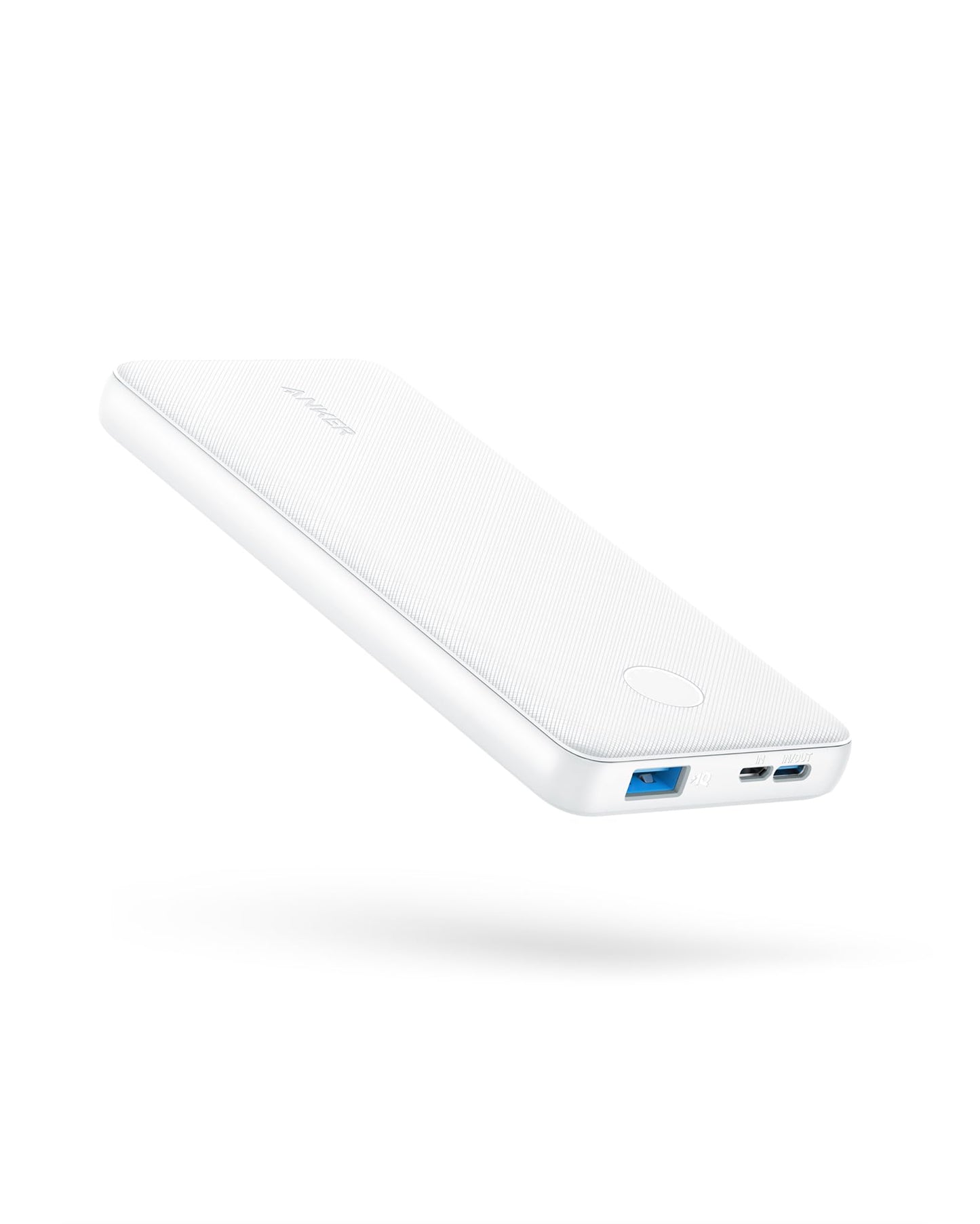 Anker Power Bank(PowerCore 10K),Compact Travel-Ready 10,000mAh Battery Pack with PowerIQ Charging Technology,5V/3A High-Speed Charging for iPhone,iPad,and More (USB-C Input and Output（Black），1pack)
